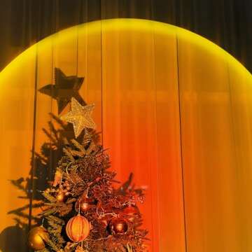 Tsrarey Sunset Lamp Projector, 180 Degree Rotation Sunset Projection Light Led Night Light Floor Lamp with USB Port,Sunset Lamps for Photography Party Bedroom Decor,Christmas Gifts for Women