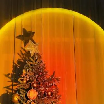 Tsrarey Sunset Lamp Projector, 180 Degree Rotation Sunset Projection Light Led Night Light Floor Lamp with USB Port,Sunset Lamps for Photography Party Bedroom Decor,Christmas Gifts for Women