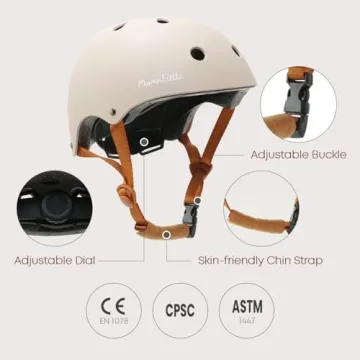 Stylish MomnLittle CPSC Certified Kids Helmet