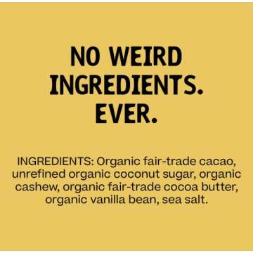 Hu Chocolate Bars | 6 Pack Cashew Butter & Vanilla Bean Chocolate | Natural Organic Vegan, Gluten Free, Paleo, Non GMO, Fair Trade Dark Chocolate | 2.1oz Each