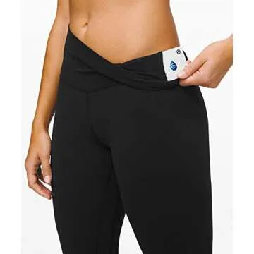 Lululemon Align II Stretchy Yoga Pants - High-Waisted Design, 25 Inch Inseam, Black, Size 6