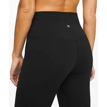 Lululemon Align II Stretchy Yoga Pants - High-Waisted Design, 25 Inch Inseam, Black, Size 6