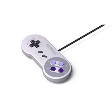 Retroflag Classic Wired USB Gaming Controller Support XINPUT, DINPUT mode and Turbo function Compatible with Raspberry Pi, Windows, Switch