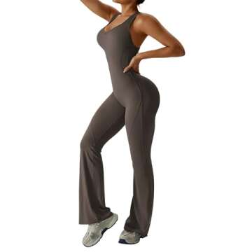 OEAK Women's Stylish Flare Jumpsuit for All Occasions
