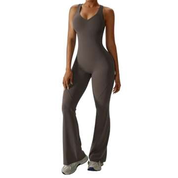 OEAK Women's Stylish Flare Jumpsuit for All Occasions