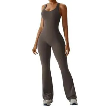 OEAK Women's Stylish Flare Jumpsuit for All Occasions