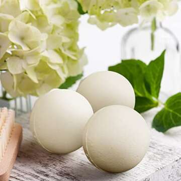 Natural & Organic Bath Bombs with a Variety of Essential Oils, Dye and Paraben Free, Vegan, at Home ...