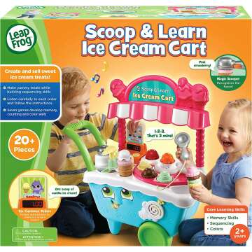LeapFrog Ice Cream Cart - Fun Learning Toy for Toddlers
