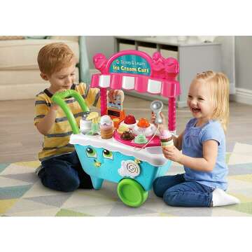 LeapFrog Ice Cream Cart - Fun Learning Toy for Toddlers