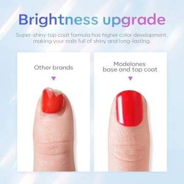 Modelones Gel Top Coat and Base Coat Set - Upgrade Your Nails