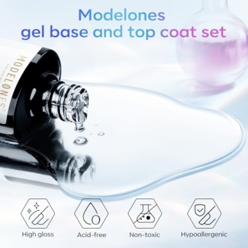 Modelones Gel Top Coat and Base Coat Set - Upgrade Your Nails