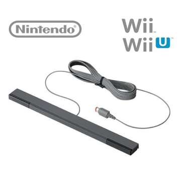 Genuine Nintendo Wii and Wii U Sensor Bar - Renewed First Party