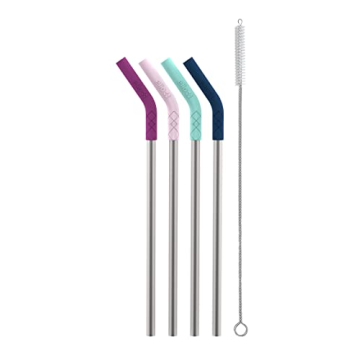 Ello Impact Reusable Steel Straws - Eco-Friendly Sipping