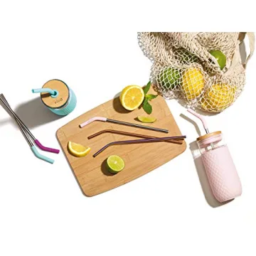 Ello Impact Reusable Steel Straws - Eco-Friendly Sipping