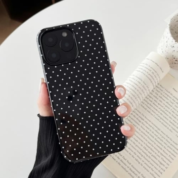 Cute Polka Dot iPhone 16 Pro Max Case for Women