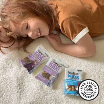 Power Up Kids Mickey & Friends Power Packed Trail Mix By Gourmet Nut - Cherries,Whole Cashews,Sliced Almonds,Raisins & Pumpkin Seeds - Gluten Free, Non GMO - 1.2oz Individually Wrapped Pouches (6 Pk)