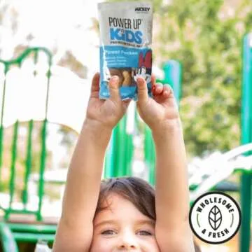 Power Up Kids Mickey & Friends Power Packed Trail Mix By Gourmet Nut - Cherries,Whole Cashews,Sliced Almonds,Raisins & Pumpkin Seeds - Gluten Free, Non GMO - 1.2oz Individually Wrapped Pouches (6 Pk)