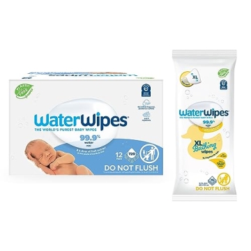 WaterWipes Bundle 720 Count for Gentle Baby Care