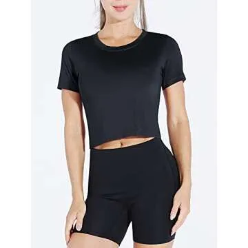 CADMUS Women's Yoga Crop Tops - Stylish, Comfortable 3 Pack