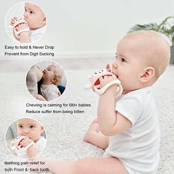 Smily Mia Teething Toys for Babies 3-12 Months