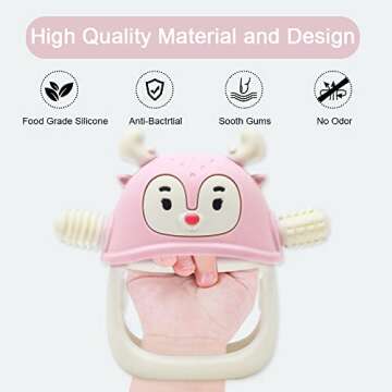 Smily Mia Teething Toys for Babies 3-12 Months