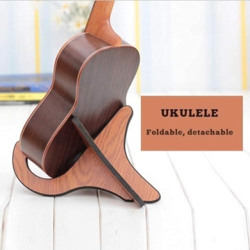 Compact LeSage Wooden Ukulele Stand for All Instruments
