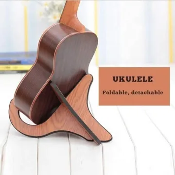 Compact LeSage Wooden Ukulele Stand for All Instruments