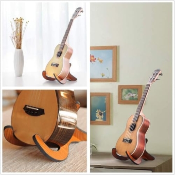 Compact LeSage Wooden Ukulele Stand for All Instruments