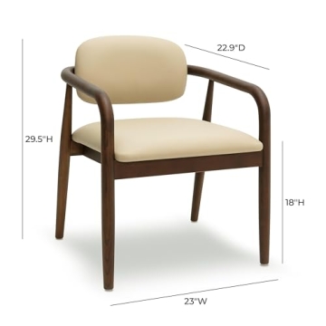 Elegant Tov Furniture Boucle Dining Chair for Dining Spaces