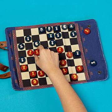 Pendleton Travel-Ready Chess & Checkers Set for Adventurers