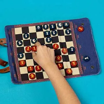 Pendleton Travel-Ready Chess & Checkers Set for Adventurers