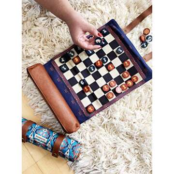 Pendleton Travel-Ready Chess & Checkers Set for Adventurers