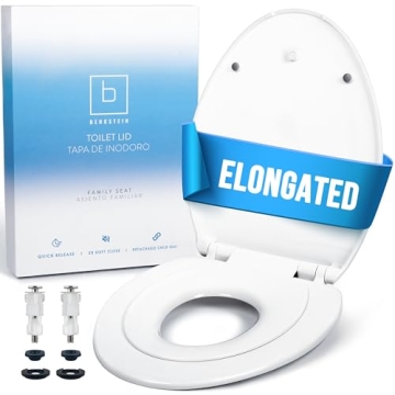 Benkstein Quick Release Toddler Toilet Seat - Heavy Duty Potty Training Seat - Soft Close Toilet Sea...