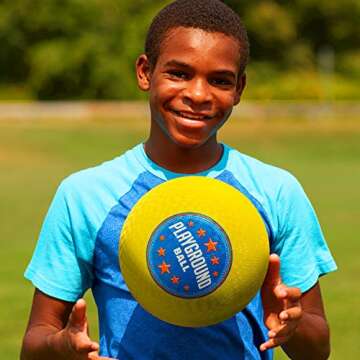 Franklin Sports Playground Balls - Rubber Kickballs and Playground Balls with carry bag For Kids - G...