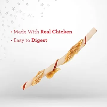 DreamBone Holiday Ham Flavored Chews for Dogs - Rawhide Free