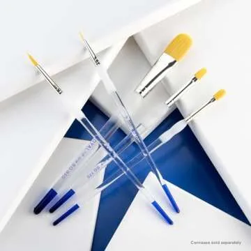 Royal Talkon 5 Piece Soft Grip Brush Set for Artists