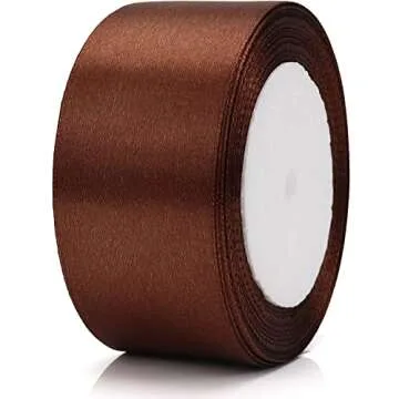 Nsilu 25 Yards Satin Ribbon for Weddings and Parties