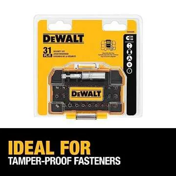 DEWALT 31PC Security Screwdriving Set for Professionals
