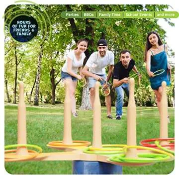 Ring Toss Game for Kids - 360° Spin Revolution