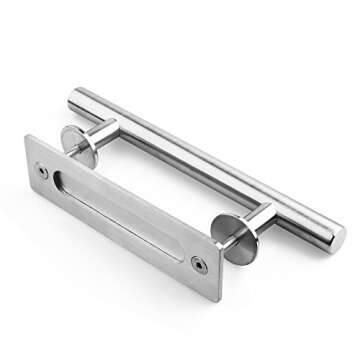 Heavy Duty Barn Door Handle Set for Stylish Spaces