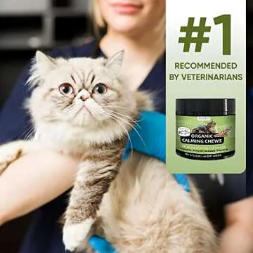 150 Hemp Cat Calming Treats with Cat Melatonin - Natural Cat Supplements for Cat Anxiety Relief, Cat Sedativ for Grooming and Travel - Calming Chews for Cat Stress Relief Cat Calming Products