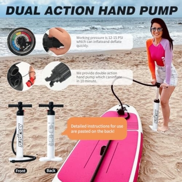 Inflatable SUSIEBAY Paddle Board for All Skill Levels
