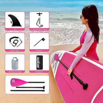 Inflatable SUSIEBAY Paddle Board for All Skill Levels
