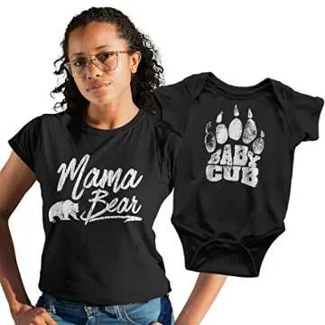 Matching Mom-Daughter Bear Shirts | Texas Tees