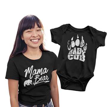 Matching Mom-Daughter Bear Shirts | Texas Tees