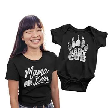 Matching Mom-Daughter Bear Shirts | Texas Tees