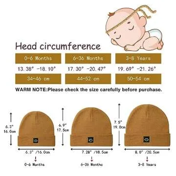 Paladoo Baby Beanie 0-6 Months Black Camel 2 Pack