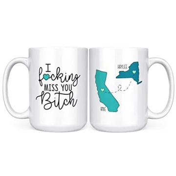 I F*cking Miss You Bitch Long Distance Friendship Mugs