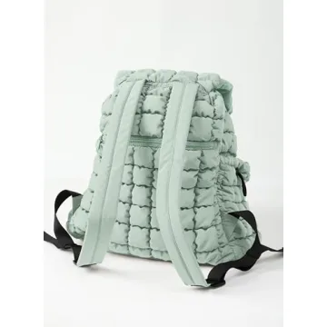 Stylish ODODOS Quilted Lightweight Backpack for Women