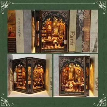 Charming DIY Book Nook Kit for Elegant Home Decor